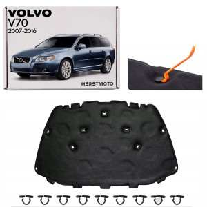 VOLVO V70 III 2007-2016 WYGŁUSZENIE MASKI Z KOMPLETEM SPINEK 31298731