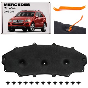 MERCEDES ML W164 2005-2011 WYGŁUSZENIE MASKI 1646820126