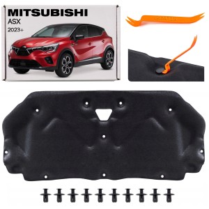 MITSUBISHI ASX II 2023+ WYGŁUSZENIE MASKI KOMPLET ZE SPINKAMI 658407258R