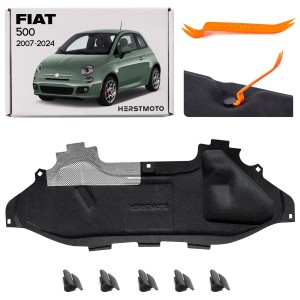 FIAT 500 2007-2024  WYGŁUSZENIE MASKI ZE SPINKAMI 51968984