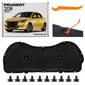 PEUGEOT 208 II 2019+ WYGŁUSZENIE MASKI Z KOMPLETEM SPINEK 9823209280