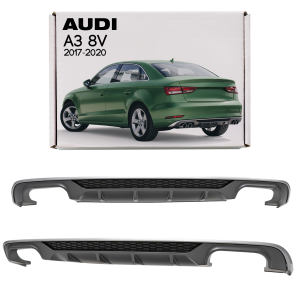 AUDI A3 8V SEDAN 2017-2020 PO FACELIFTINGU DYFUZOR ZDERZAKA TYLNEGO
