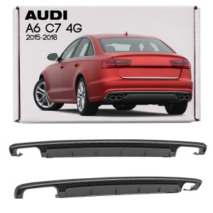 AUDI A6 C7 4G 2015-2018 PO FACELIFTINGU DYFUZOR ZDERZAKA TYLNEGO