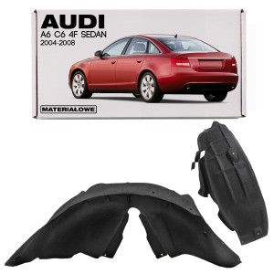 AUDI A6 C6 4F SEDAN 2004-2008 PRZED FACELIFTINGIEM NADKOLE TYLNE LEWE 4F0810171D