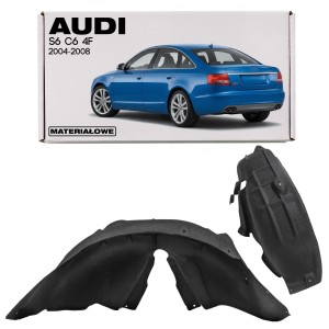 AUDI S6 C6 4F 2004-2008 PRZED FACELIFTINGIEM NADKOLE TYLNE LEWE 4F0810171D
