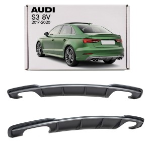 AUDI S3 8V 2017-2020 PO FACELIFTINGU DYFUZOR ZDERZAKA TYLNEGO