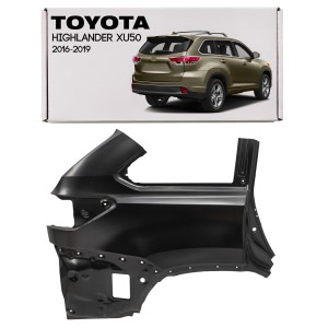 TOYOTA HIGHLANDER III XU50 2016-2019 PO FACELIFTINGU BŁOTNIK TYLNY PRAWY ĆWIARTKA 616110E090