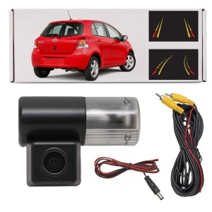 TOYOTA YARIS II XP90 2005-2011 KAMERA COFANIA Z LAMPĄ  DYNAMICZNE LINIE