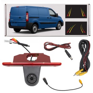 PEUGEOT EXPERT II 2006-2016 KAMERA COFANIA Z DIODAMI IR MONTOWANA W MIEJSCE ŚWIATŁA STOPU
