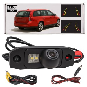 VOLVO V50 2004-2012 KAMERA COFANIA FULL HD DYNAMICZNE LINIE ZINTEGROWANA Z LAMPĄ