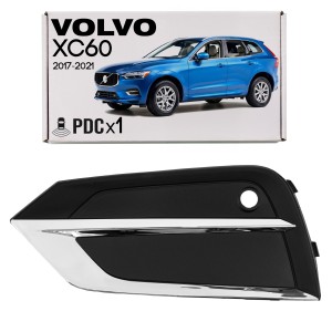 VOLVO XC60 II 2017-2021 PRZED FACELIFTINGIEM KRATKA PRZEDNIEGO ZDERZAKA LEWA Z PDC 31694538 31449212