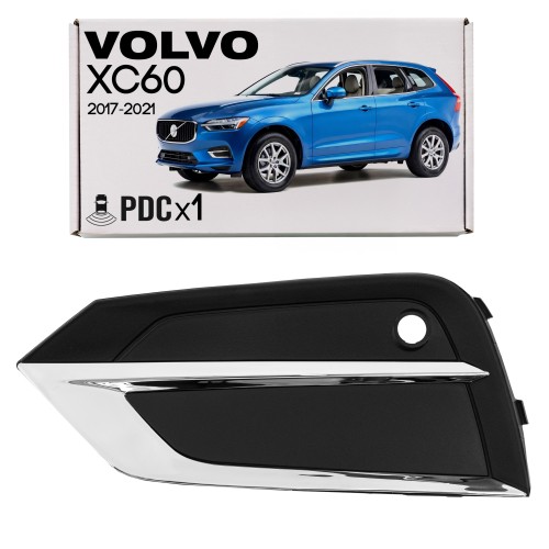 VOLVO XC60 II 2017-2021 PRZED FACELIFTINGIEM KRATKA PRZEDNIEGO ZDERZAKA LEWA Z PDC 31694538 31449212