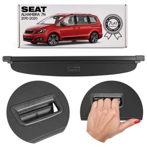 SEAT ALHAMBRA II 7N 2010-2020 ROLETA BAGAŻNIKA CZARNA 7N0867871B