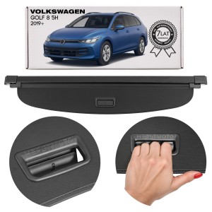 VOLKSWAGEN GOLF 8 VIII 5H KOMBI / VARIANT 2019+ ROLETA BAGAŻNIKA CZARNA 5H9867871G