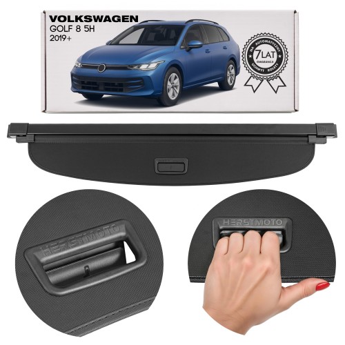 VOLKSWAGEN GOLF 8 VIII 5H KOMBI / VARIANT 2019+ ROLETA BAGAŻNIKA CZARNA 5H9867871G
