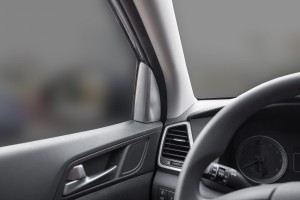 HYUNDAI TUCSON III 2015+ NAKŁADKI NA WEWNĘTRZNE SŁUPKI DRZWI