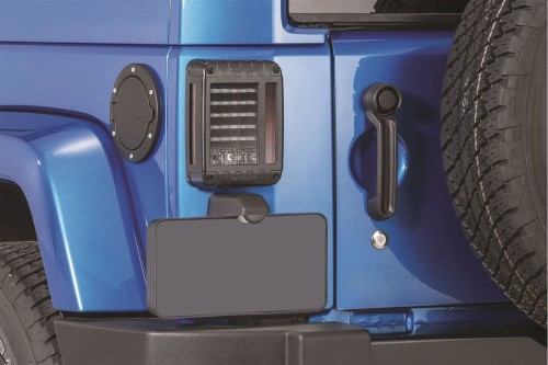 JEEP WRANGLER JK 2007-2018 BLACK LIGHT LAMPY TYLNE LED
