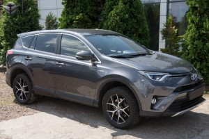 TOYOTA RAV4 2013-2019 STALOWE GÓRNE LISTWY SZYB
