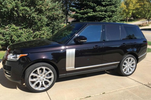 RANGE ROVER L405 2012+ NAKŁADKI WLOTÓW POWIETRZA SREBRNE KOMPLET