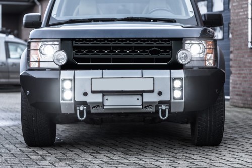 LAND ROVER DISCOVERY 3 KONWERSJA NA LR4 GRILL ABS CZARNY