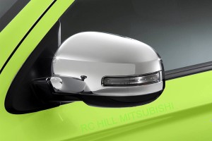 MITSUBISHI ASX 2013-2018  PO FACELIFTINGU CHROMOWANE NAKŁADKI NA LUSTERKA