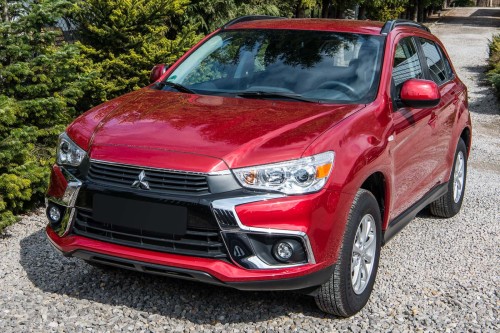 MITSUBISHI ASX 2016-2018 DRUGI FACELIFT NAKŁADKI NA HALOGENY PORZÓD