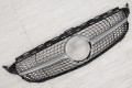 MERCEDES C-CLASS W205 2014-2018 GRILL DIAMOND SREBRNY