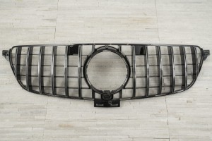 MERCEDES GLE COUPE C292 2015-2019 GRILL Z KAMERĄ GT PANAMERICANA SREBRNY