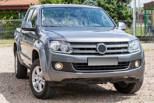 VW AMAROK 2009-2016 PRZED LIFTINGIEM KRATKA ATRAPA ZDERZAKA PRZEDNIEGO 2HH853677
