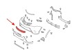 TOYOTA RAV4 IV 2013-2015 PRZED LIFTINGIEM ATRAPA KRATKA ZDERZAKA ŚRODKOWA 53112-42090