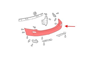 TOYOTA RAV4 IV 2013-2015 PRZED LIFTINGIEM ZDERZAK TYLNY 52150-0R110