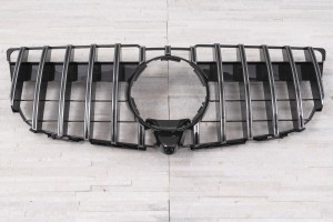 MERCEDES GLK X204 2012-2015 PO FACELIFTINGU GRILL GT PANAMERICANA SREBRNY Z KAMERĄ