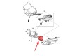 MAZDA CX-5 II KF 2017+ LAMPA PRZECIWMGIELNA LED PRZEDNIA PRAWA B63B-51-680