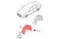 AUDI A4 B9 AVANT 2015-2019 PRZED LIFTINGIEM MATERIAŁOWE NADKOLE PRZEDNIE LEWE 8W0821171A