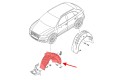 AUDI Q3 2011-2018 MATERIAŁOWE NADKOLE PRZEDNIE LEWE 8U0821171D