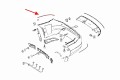 MERCEDES C-CLASS W204 2011-2014 PO FACELIFTINGU LISTWA TYLNEGO ZDERZAKA PRAWA A2048853021