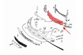 MERCEDES S-CLASS W221 2007-2013 ABSORBER PRZEDNIEGO ZDERZAKA ŚRODKOWY A2218855637