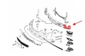 MERCEDES S-CLASS W221 2005-2013 ABSORBER PRZEDNIEGO ZDERZAKA LEWY A2218855537