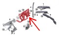 BMW SERIA 5 F10 2010-2017 OSŁONA PRZEKŁADNI KIEROWNICZEJ LEWA 51757256877