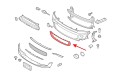 MINI ROADSTER R59 2012-2015 OSŁONA WLOTU POWIETRZA 51117268752