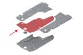 BMW SERIA 5 F10 SEDAN 2010-2016 MATERIAŁOWA OSŁONA SKRZYNI BIEGÓW ŚRODKOWA 51757207147