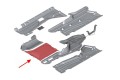 BMW X6 F16 2014-2019 MATERIAŁOWA OSŁONA PODWOZIA ŚRODKOWA 51757328439