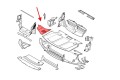 BMW SERIA 5 E61 KOMBI 2003-2010 OSŁONA DOLNA NADKOLE PRZEDNIE PRAWE 51717033754