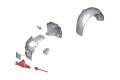 BMW SERIA 5 F11 2010-2017 OSŁONA DOLNA NADKOLE PRZEDNIE LEWE 51757256865