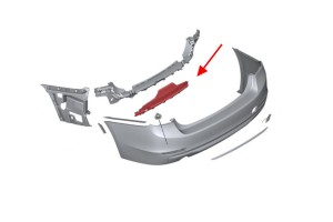 BMW SERIA 3 F31 2011-2018 USZTYWNIENIE TYLNEGO ZDERZAKA 51127256921