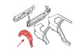 BMW X5 E70 2006-2013 MATERIAŁOWE NADKOLE TYLNE PRAWE 51487248210