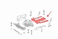 MERCEDES S-CLASS W221 2007-2013 MATERIAŁOWA OSŁONA SKRZYNI BIEGÓW A2215242530
