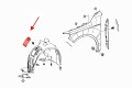 MERCEDES A-CLASS W176 2013-2018 POKRYWA DO WYMIANY ŻARÓWKI A2468840222