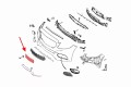 MERCEDES C-CLASS W205 2015-2019 PRZED FACELIFTINGIEM MOCOWANIE PRZEDNIEJ TABLICY REJESTRACYJNEJ A2058804900