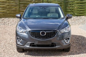 MAZDA CX-5 I 2012-2017 GRILL PRZEDNI Z CHROMOWANĄ RAMKĄ KD4550710E
